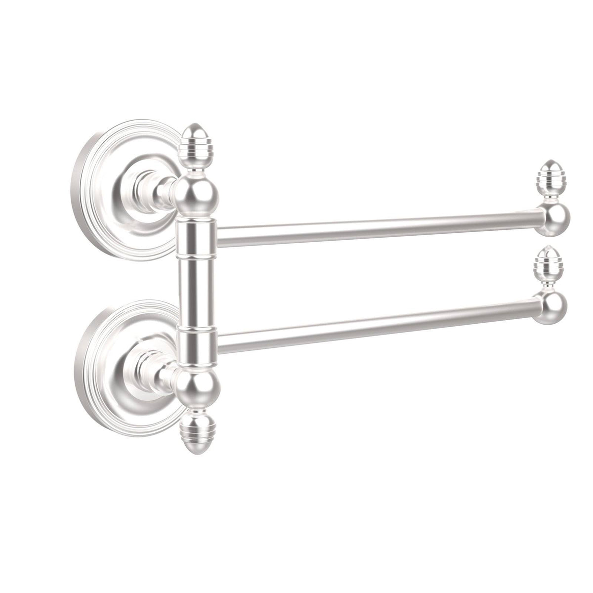 Satin Chrome Swing Arm Towel Rail D2530