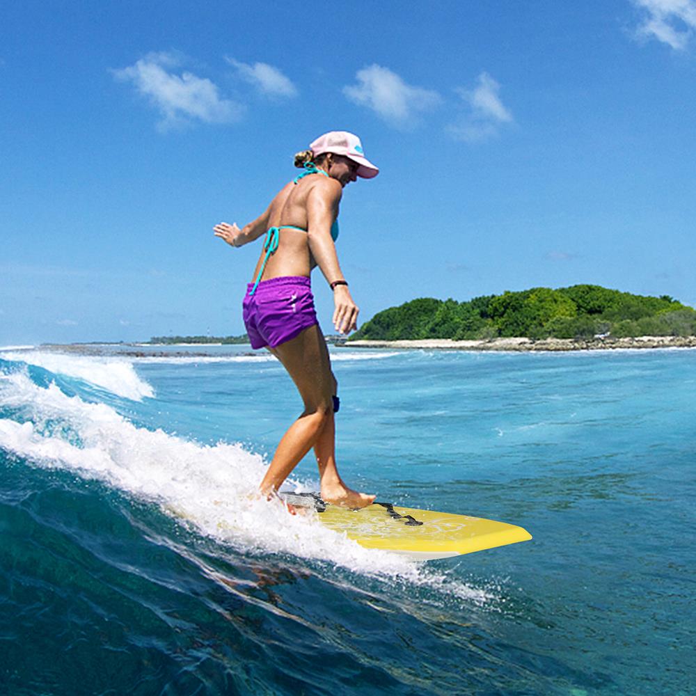 41" Lightweight Bodyboard with EPS Core, XPE Deck, HDPE Slick Bottom, and Wrist Leash M8880