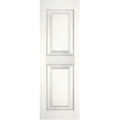White Raised Panel Shutters Pair C533