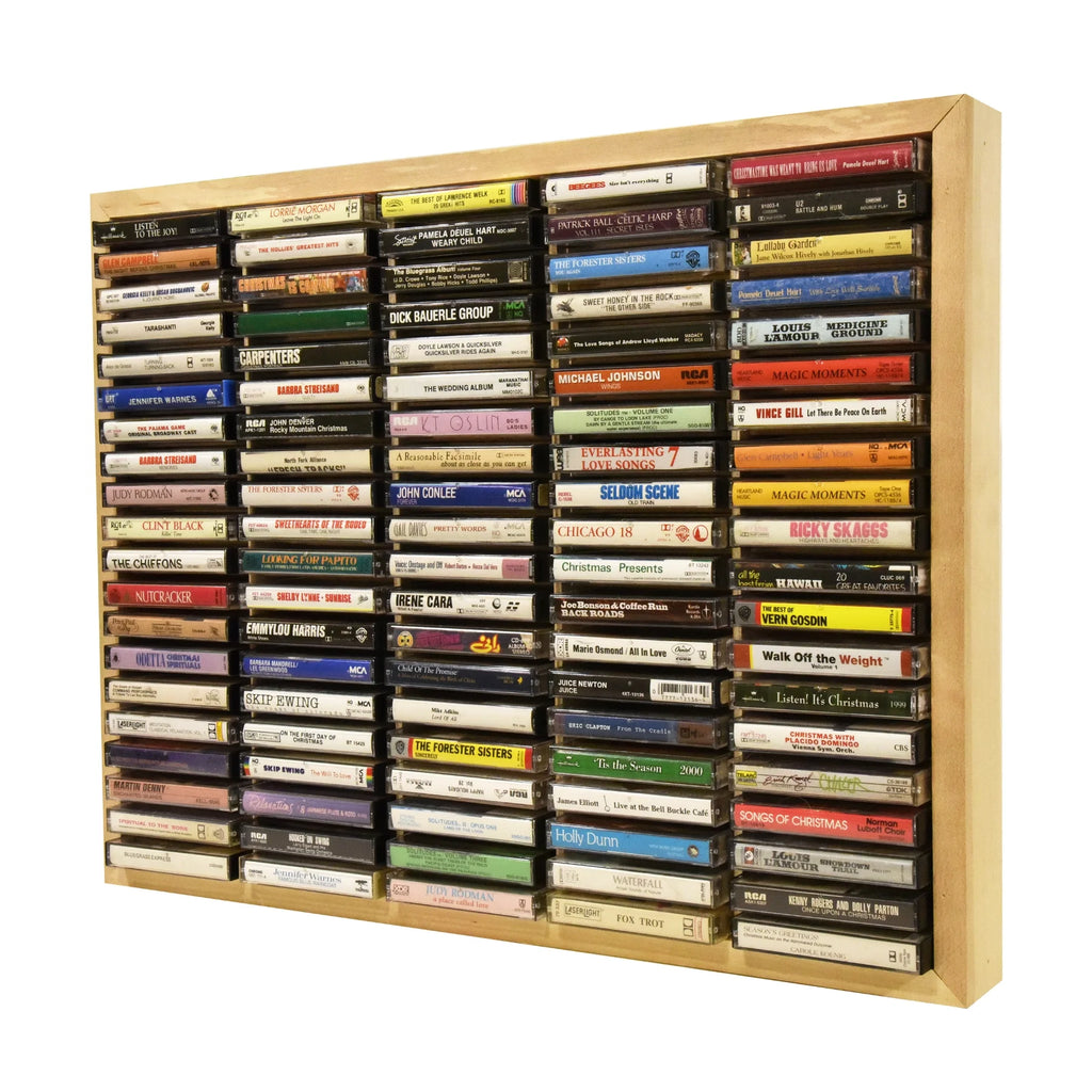 Wooden Cassette Rack Storage Rack C81015