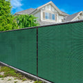 Green Fence Privacy Screen with Bindings & Grommets A733985
