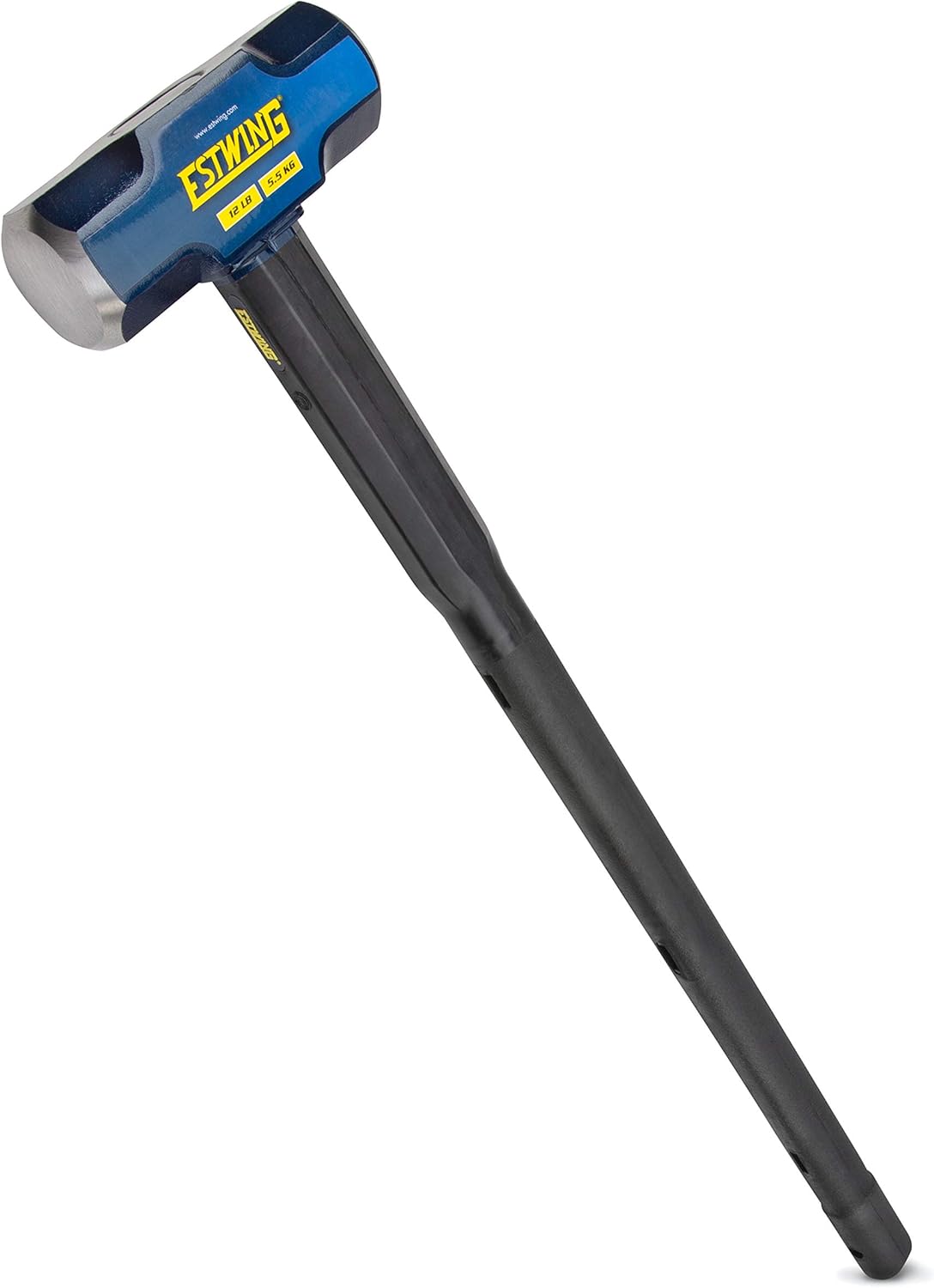 8-Pound Hard Face Sledge Hammer with Vulcanized Rubber Overlay W926838