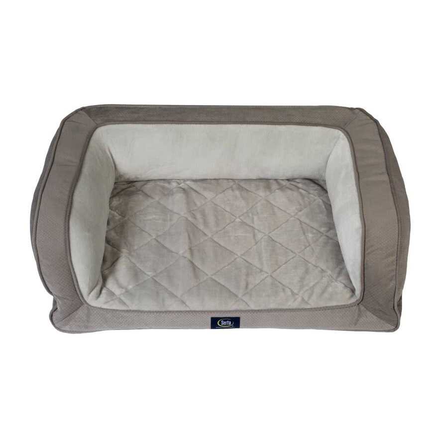 Quilted Orthopedic Bolster Dog Bed G4708