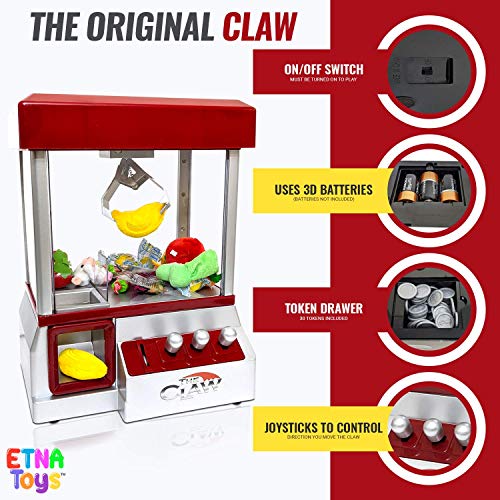 Electronic Arcade Claw Machine Candy Prize Dispenser with Sound O871346