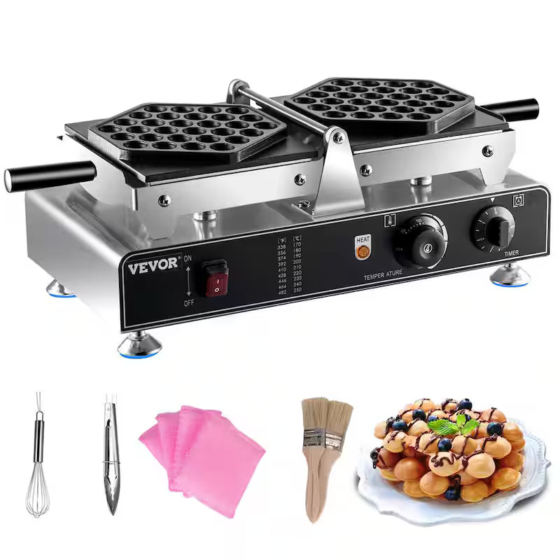 Commercial Bubble Waffle Maker Electric 1500W K2370