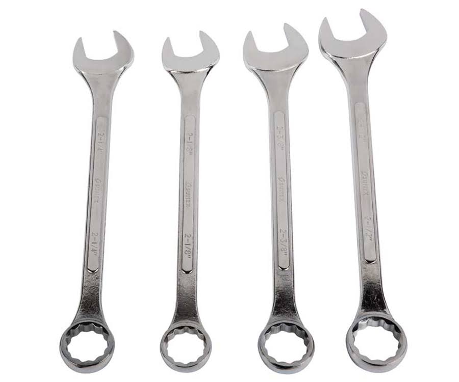 4-Piece SAE Raised Panel Combination Wrench Set I5493