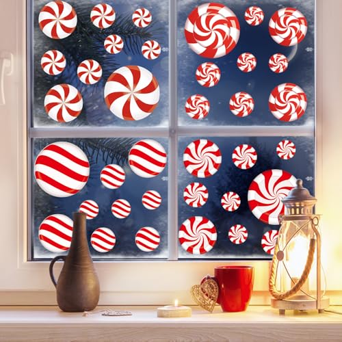 Glitter Blue Snowflake Window Clings H289