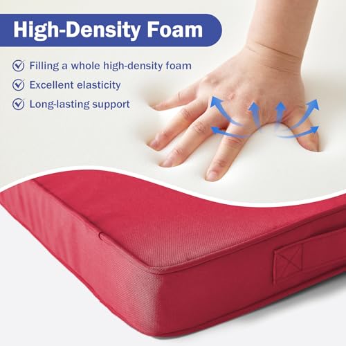 Outdoor Deep Seat Cushion Set 24 x 24 x 4 Inch Navy Blue C661