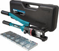 Hydraulic Cable Lug Crimper 16TON 9 AWG to 600 MCM Tool Kit with 13 pairs of Die Sets C769860