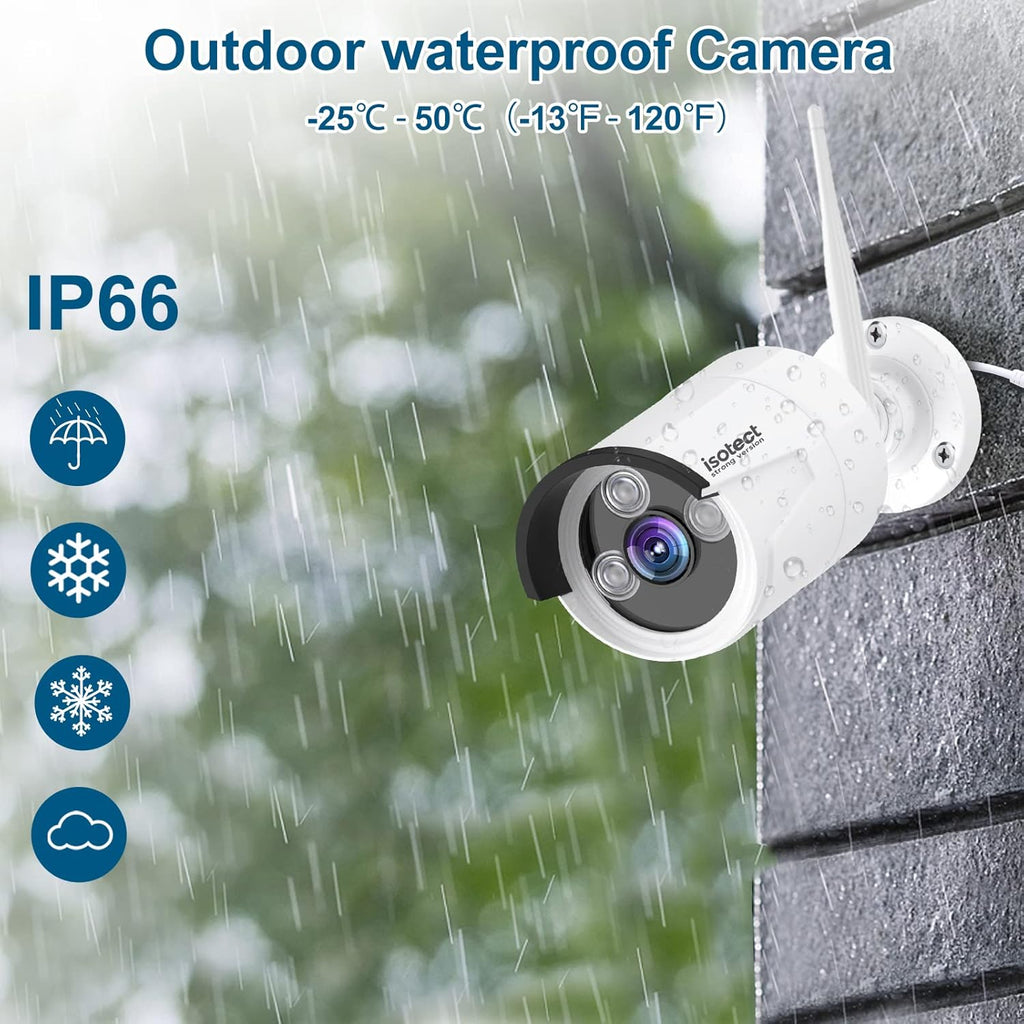 8CH Full HD 1080P Wireless Security Camera System with 6 Cameras Z7620