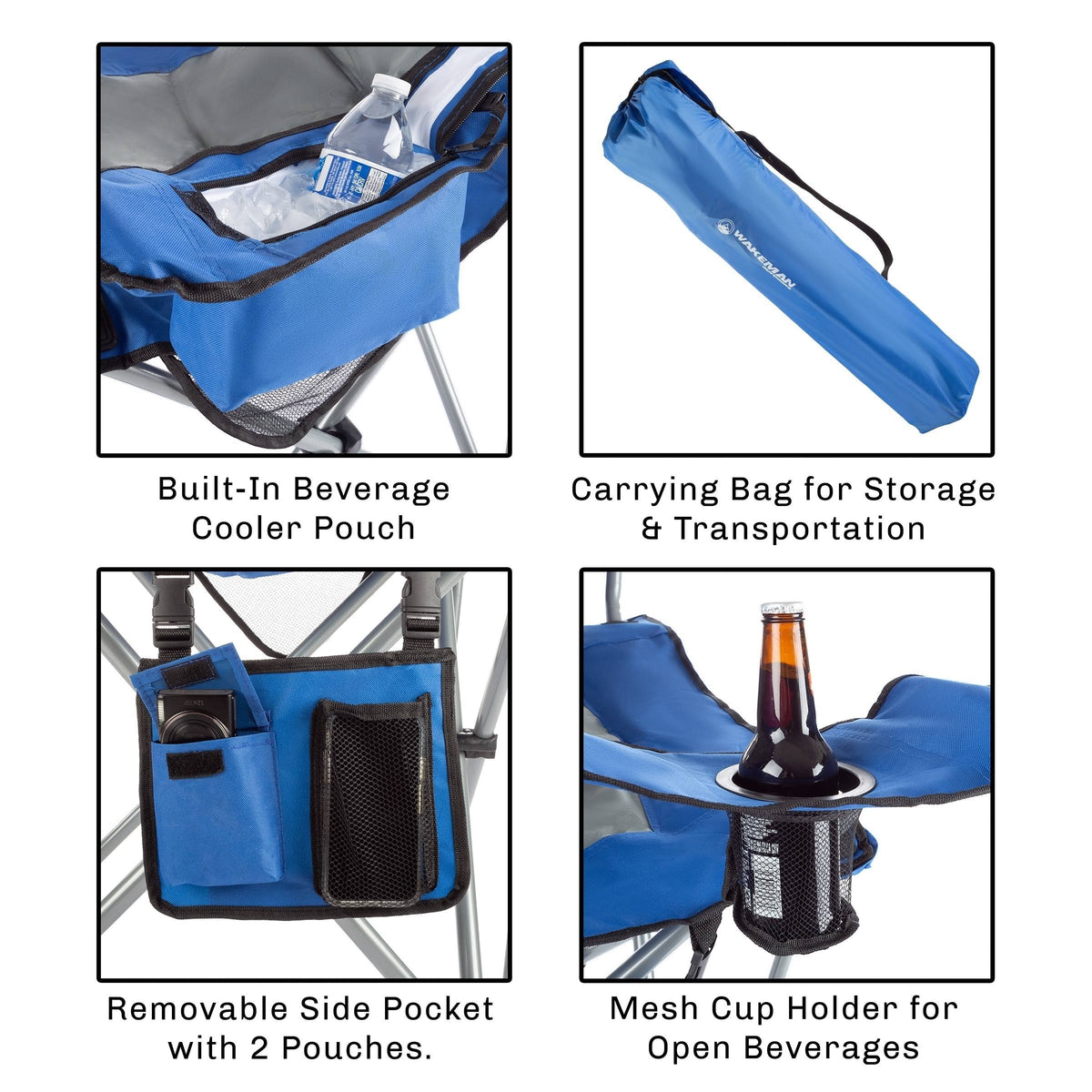 Green Heavy-Duty Camp Chair G8897