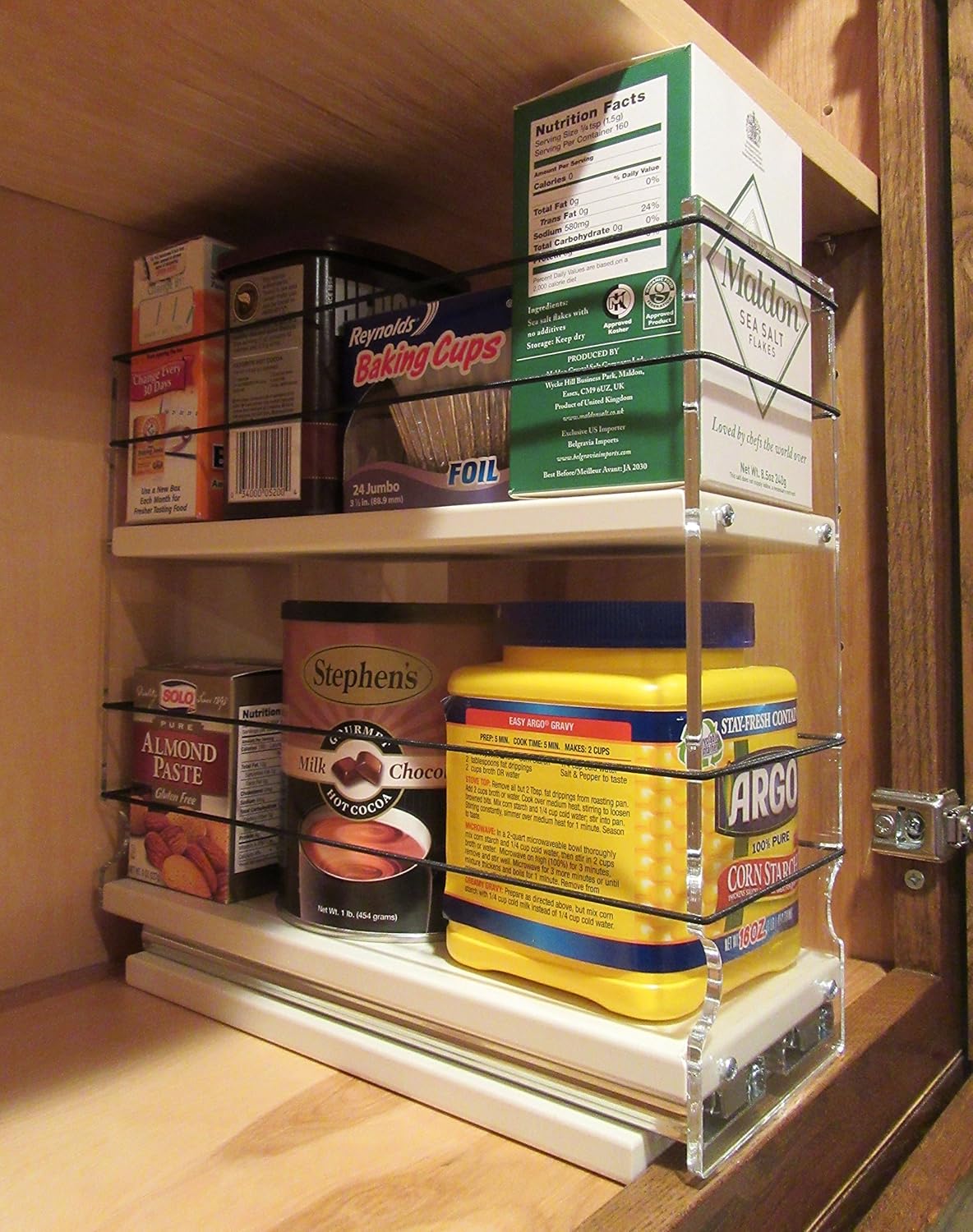 Storage Organizer Drawer with 2 Shelves T985752