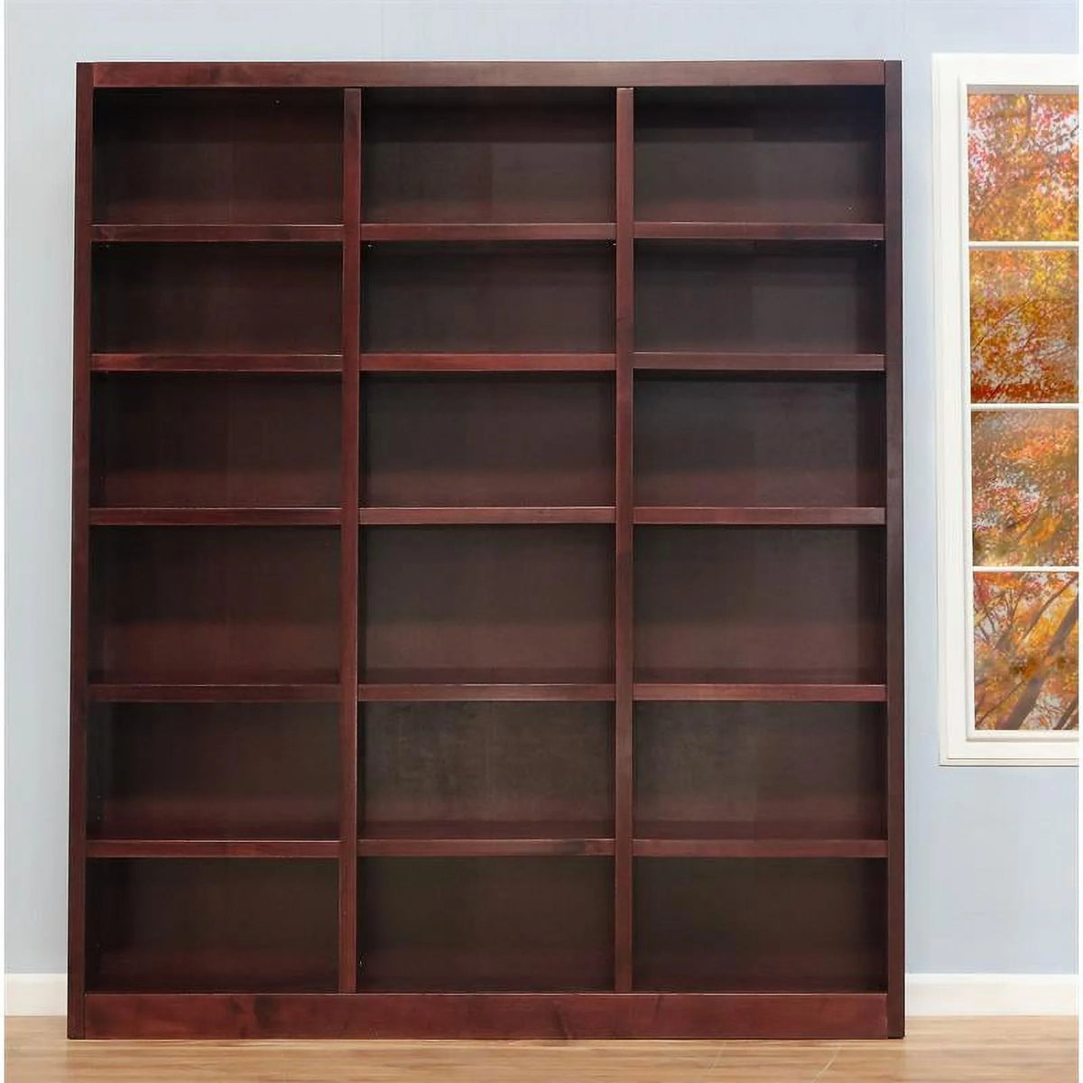 84" Tall Wood Bookcase Set of 2 E324