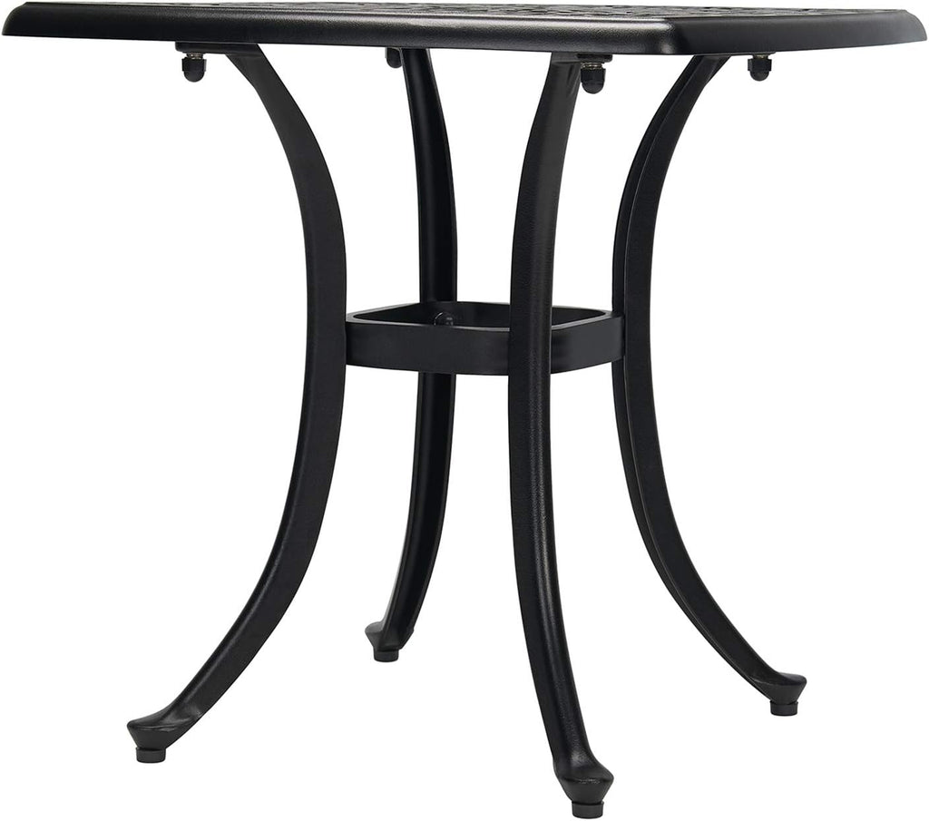 3-Piece Cast Aluminum Patio Bistro Set with Rust-Resistant Table and 2 Chairs K537045