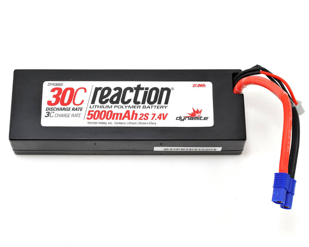 7.4V 5000mAh 2S 30C Lipo Hard Case Q867
