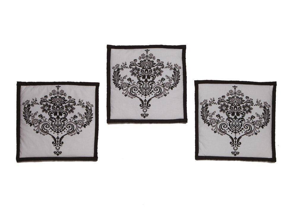 White/Black 10 PC Crib Set S4356