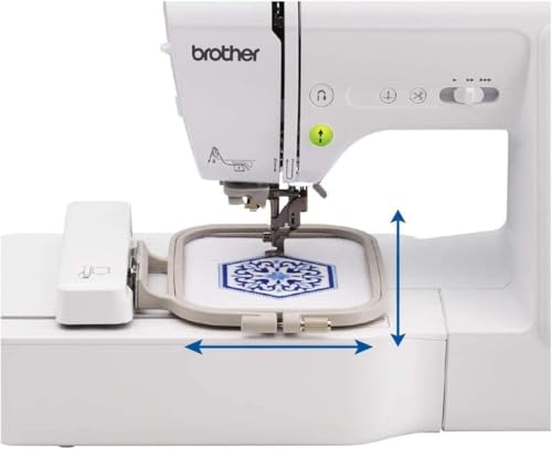 Sewing and Embroidery Machine, 80 Designs, 103 Built-In Stitches, Computerized, 4" x 4" Hoop Area, 3.2" LCD Touchscreen Display, 7 Feet L31732
