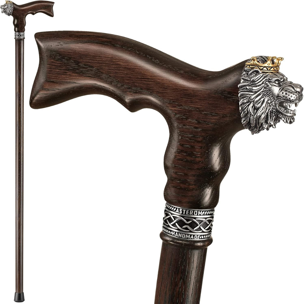 Handmade Wooden Walking Cane Pack of 2 C8887