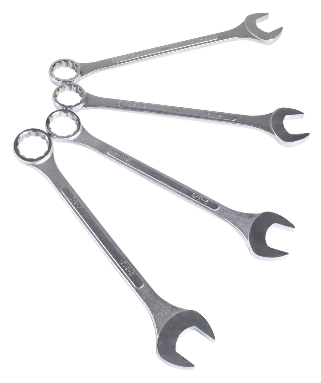 4-Piece SAE Raised Panel Combination Wrench Set I5493