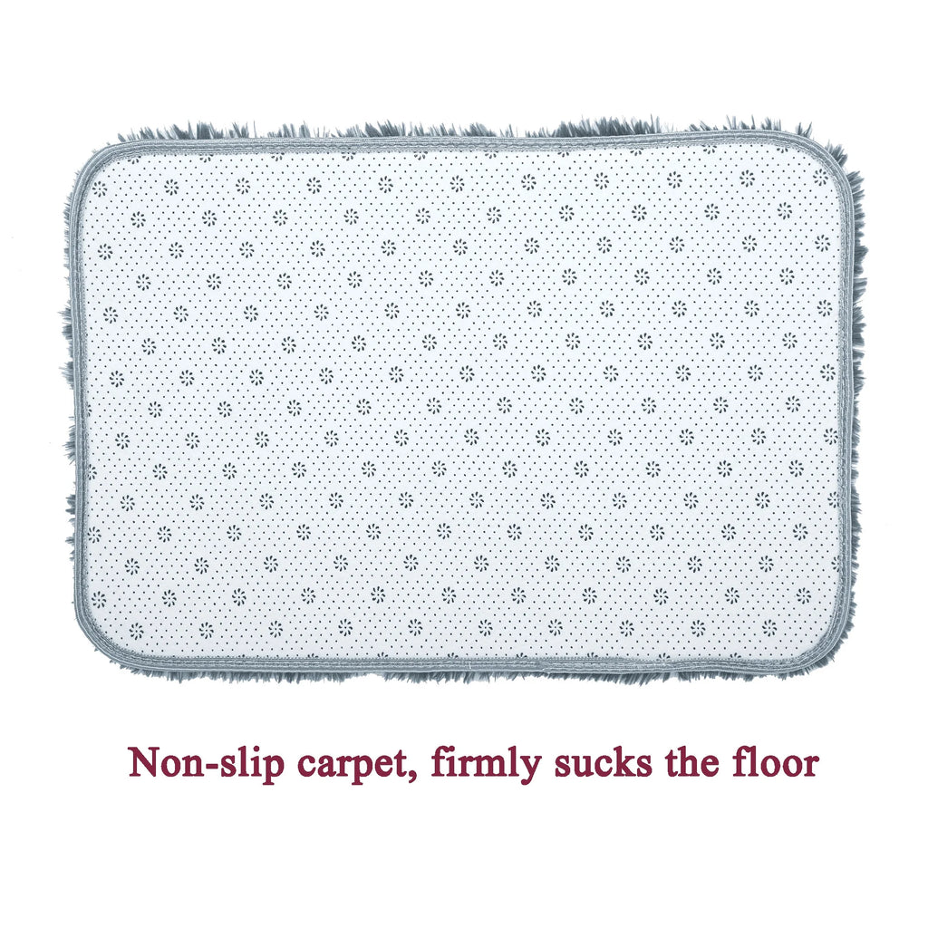 Black/Gray/Blue/Red Shaggy Area Rugs I864899