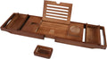 Bamboo Wood Bathtub Caddy Tray J984