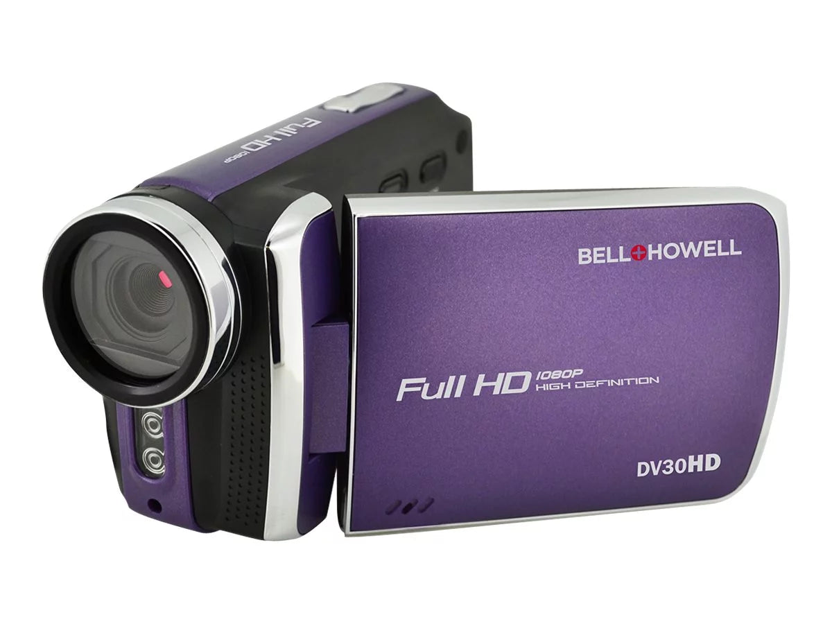 Purple 1080p Slim Camcorder X7559