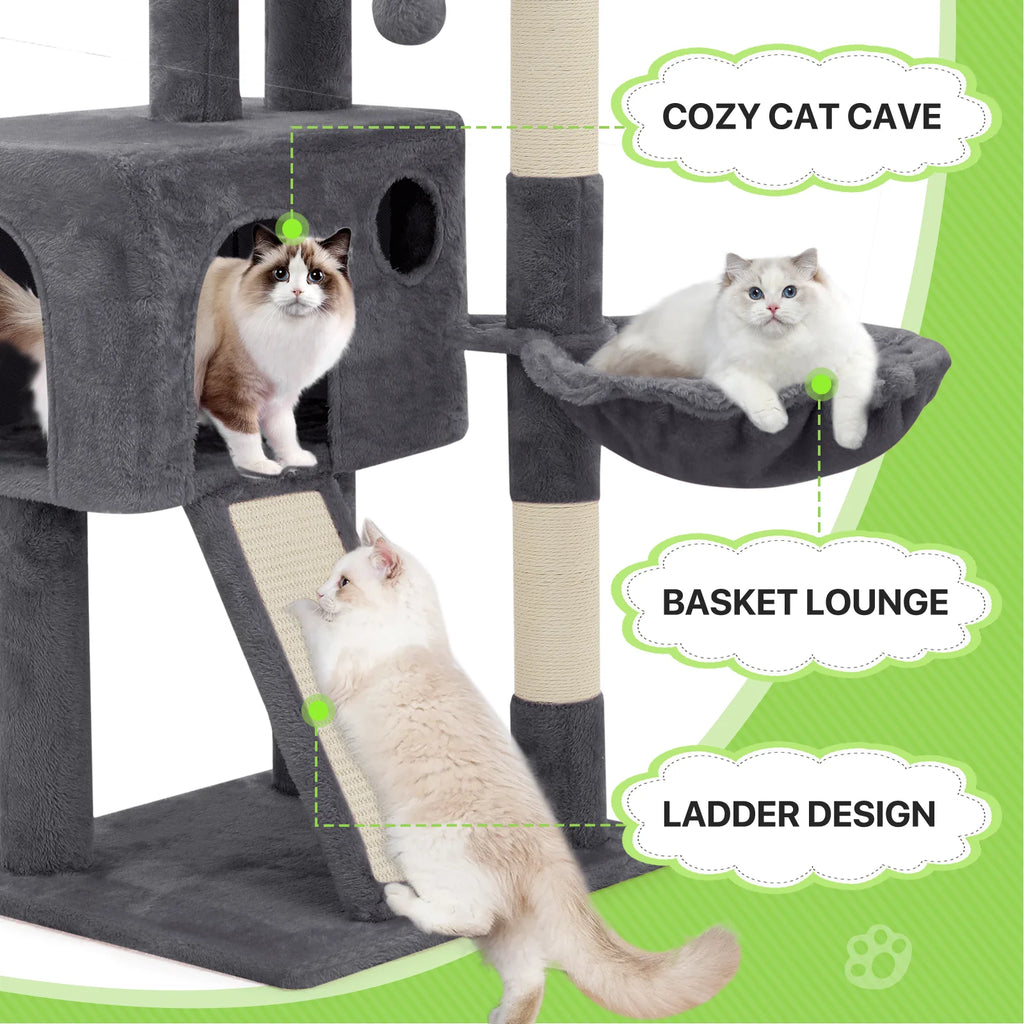 36-in Multi-Level Plush Cat Tree V97439