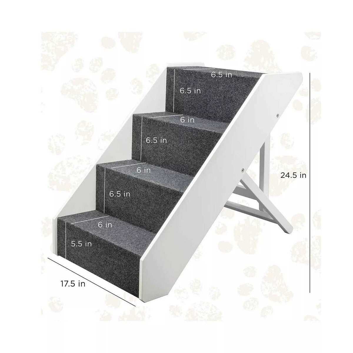 Wood Dog Stairs I364865