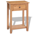 Solid Oak Wood Console Table F6057