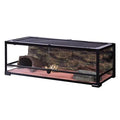 36 inch x 18 inch x 12.6 inch 35 Gallon Glass Terrarium with Double Hinge Door H66908
