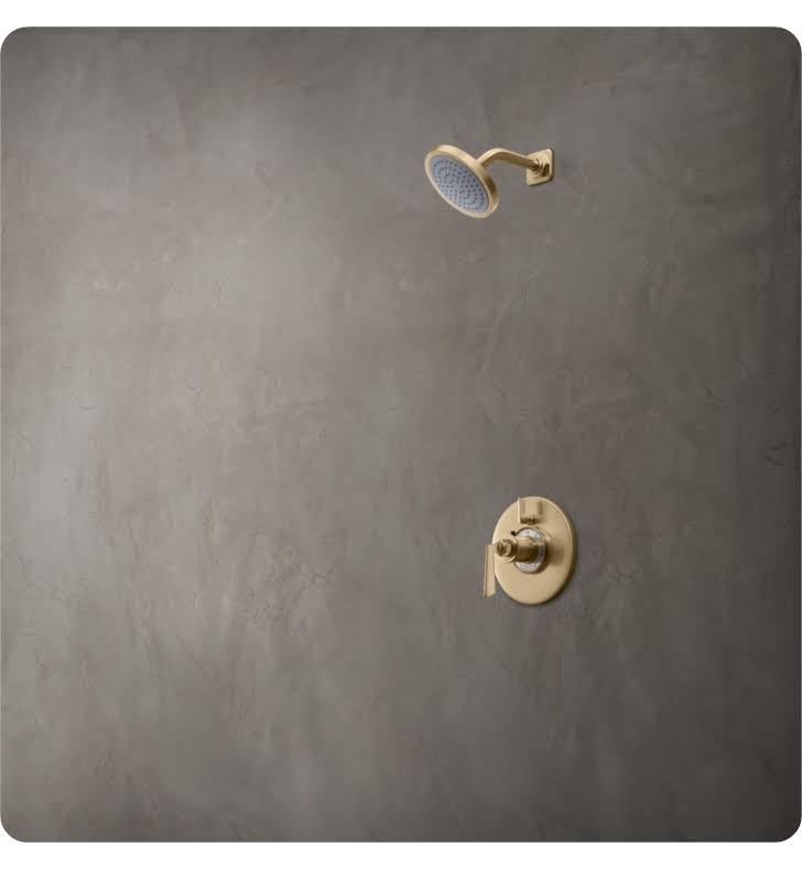 5-5/8x22 Single-Function Brass Showerhead Kit V3348