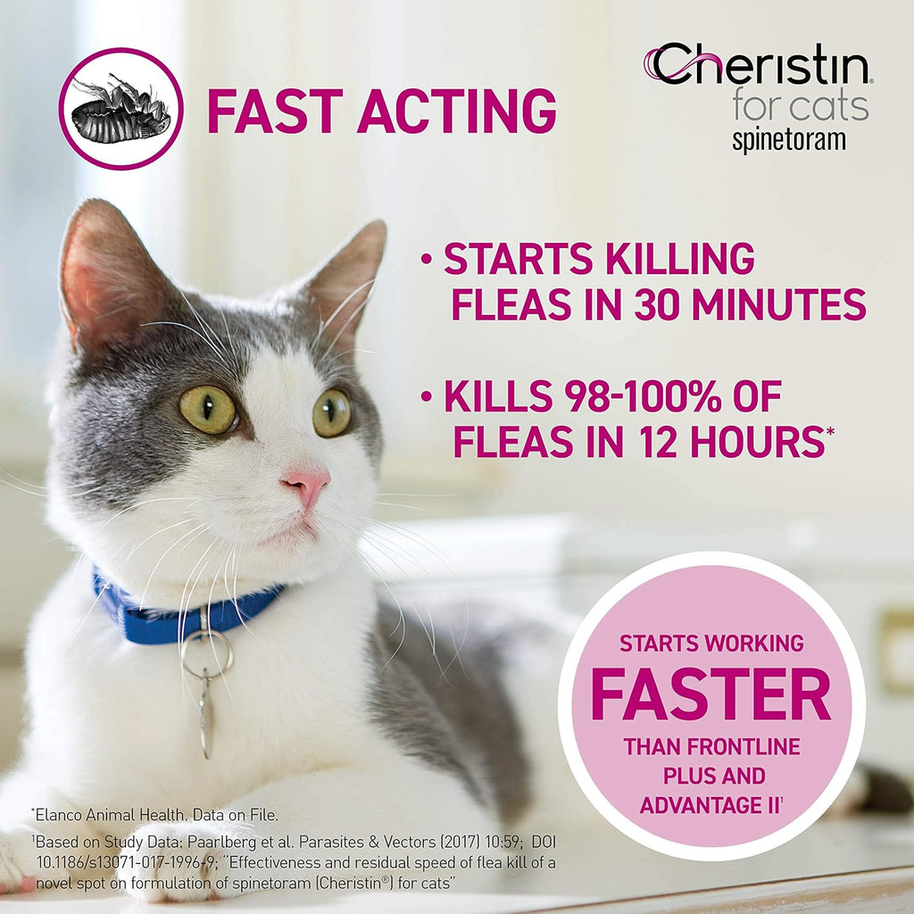 6 doses Topical Flea Prevention for Cats G864