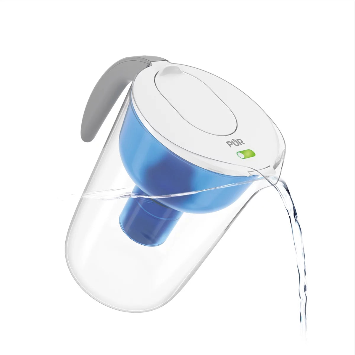 10-Cup Water Pitcher Filtration System White S7701
