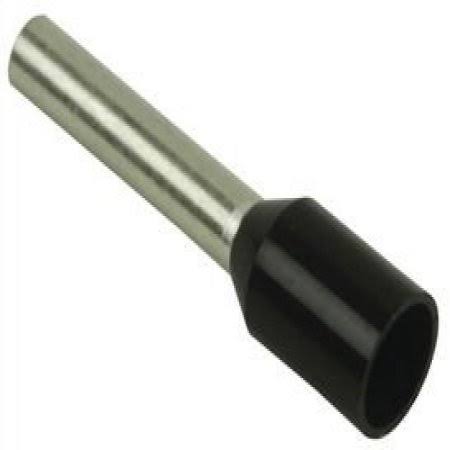 Black Polypropylene Ferrule with Tin-Plated Copper J428