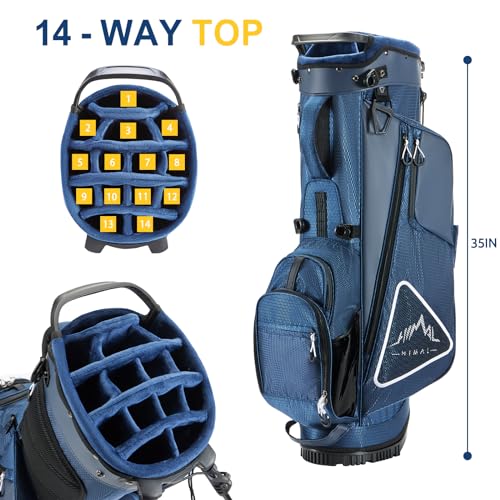 14-Way Golf Stand Bag with Rain Cover K8511
