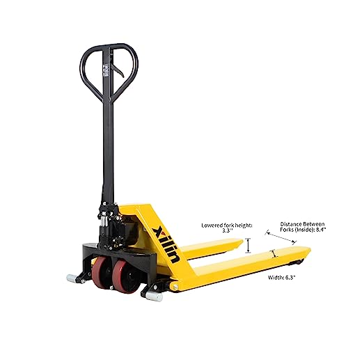 Manual Pallet Jack Hand Pallet Truck 2200lbs Capacity 3.3" Lowered 45" Lx21"W 31.5 Lift Height L262
