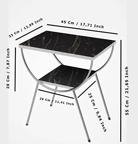 White Marble Nightstand with Gold Metal Legs Y897