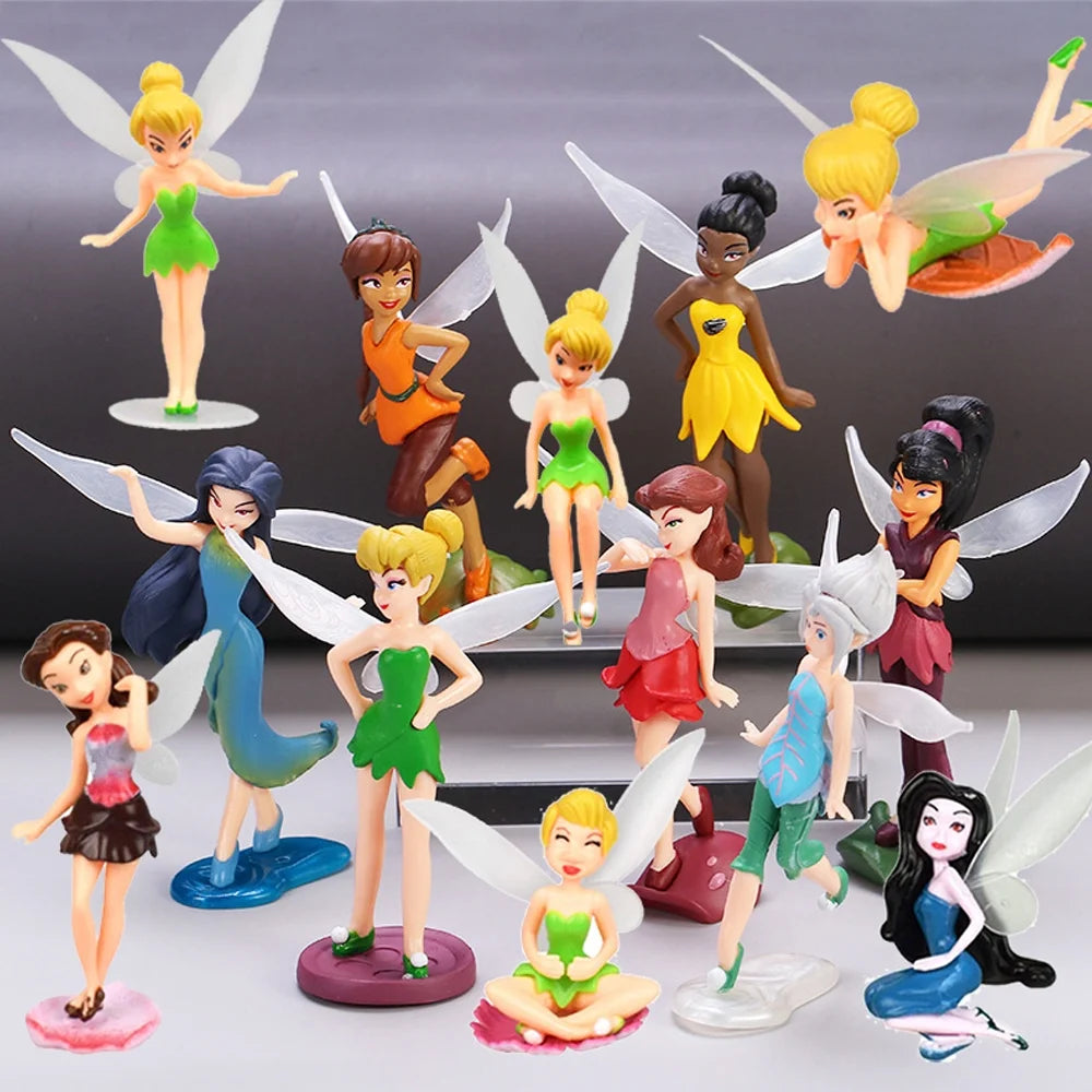 Mini PVC Figures Fairy Cake Topper Dollhouse Decoration E558