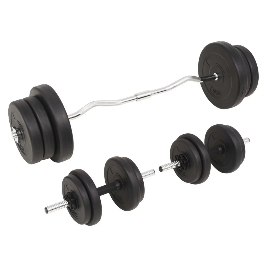 Barbell and Dumbbell Set 132.3 lb W835679
