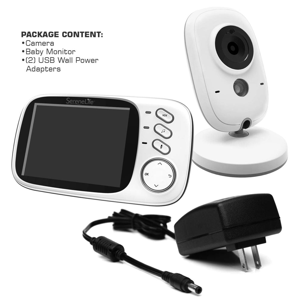 Video Baby Monitor Night Vision Temperature Monitoring Portable 2” Color Screen U10241