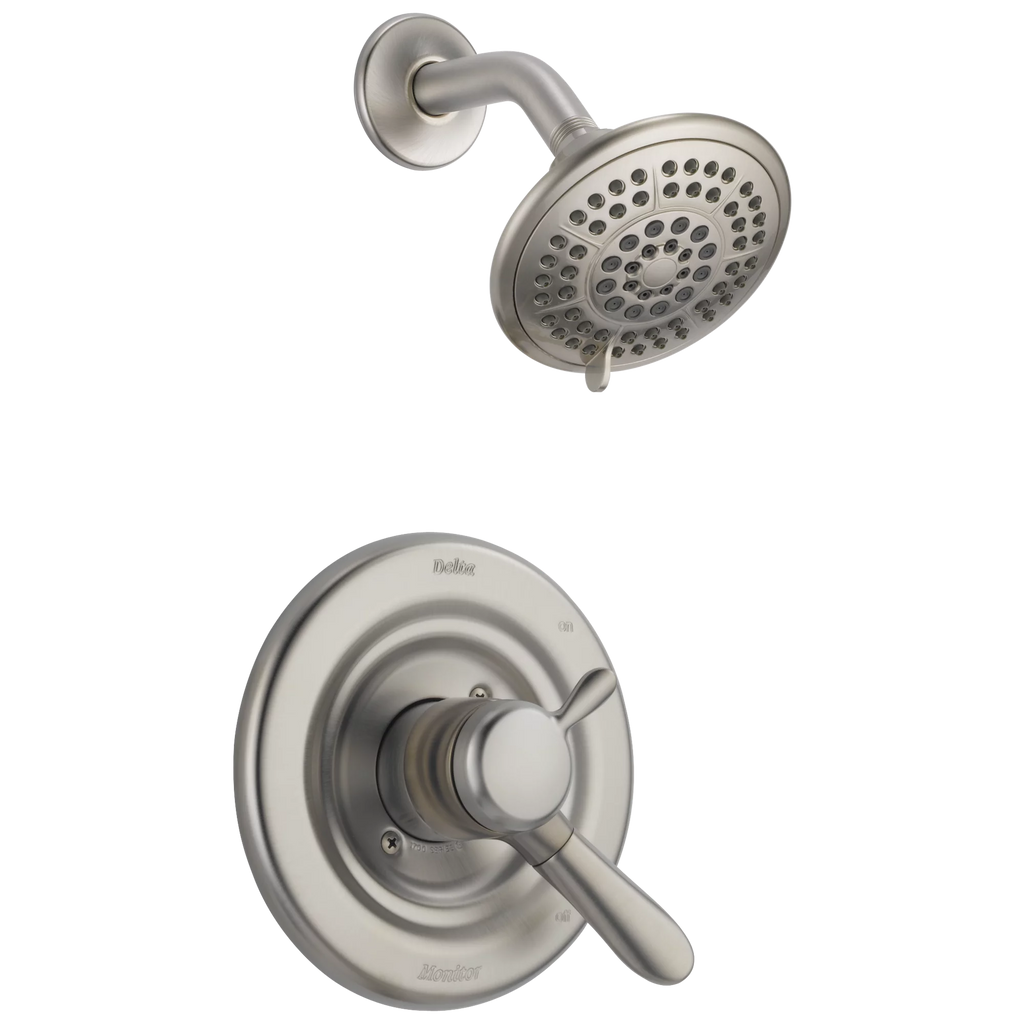 5-Spray Single Handle Shower Faucet in Stainless Y29664