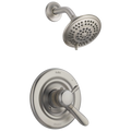 5-Spray Single Handle Shower Faucet in Stainless Y29664