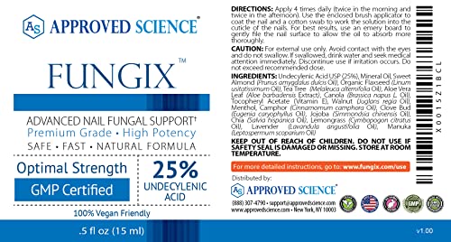 Nail Fungus Formula with Tea Tree Oil, 25% Undecylenic Acid, Vitamin E X352050