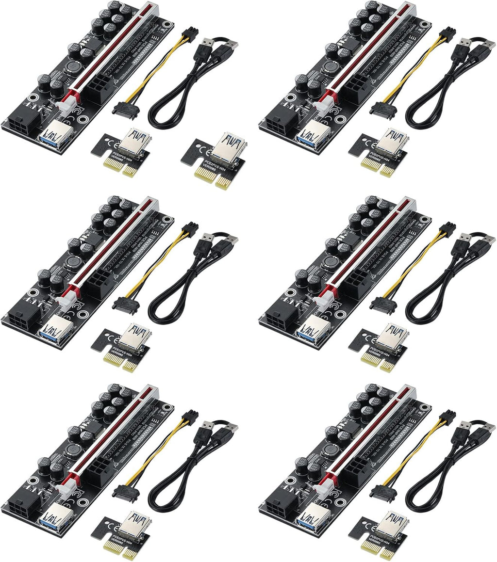 PCI-E 1X to 16X Riser Card with 24in USB 3.0 Extension Cable C18633