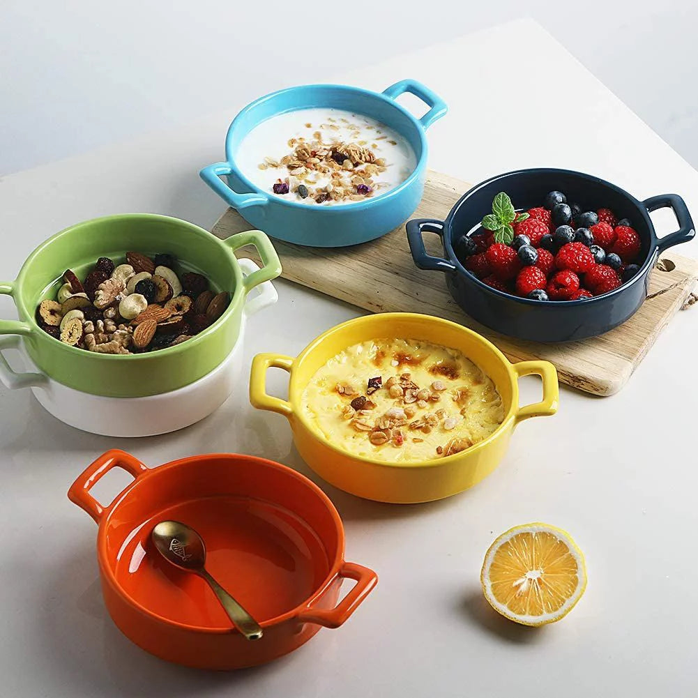 Porcelain 10 Ounce Ramekins Set of 6 Q6989