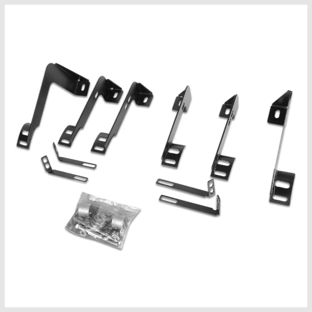 Black 5" Oval Side Step Nerf Bar Running Board O284