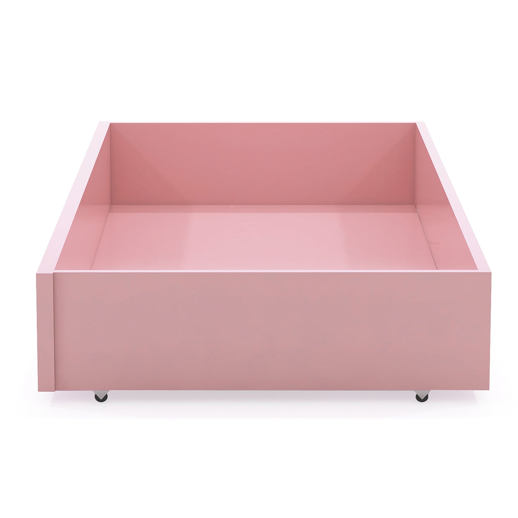 Pink Wood Trundle Q8245