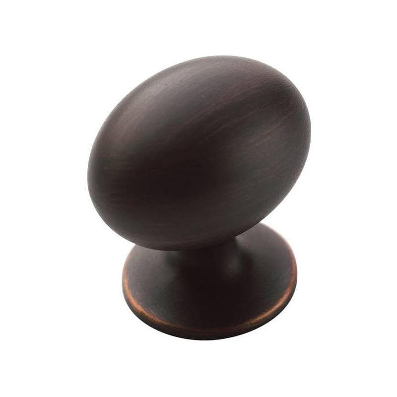 Oil Rubbed Bronze Oval Cabinet Knob I693948