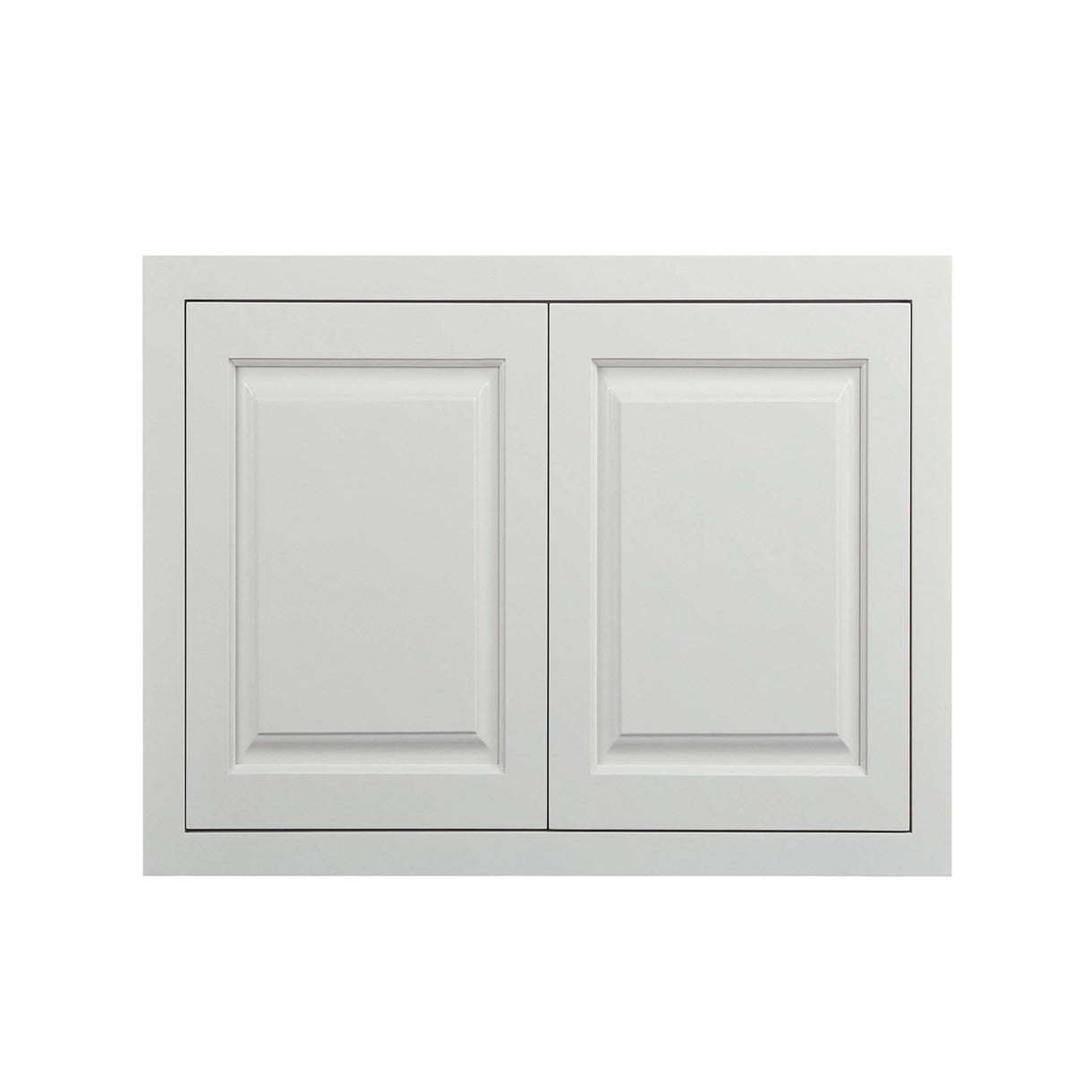 Wide Bridge Vintage White Inset Wall Cabinet - Double Door 12 C817663