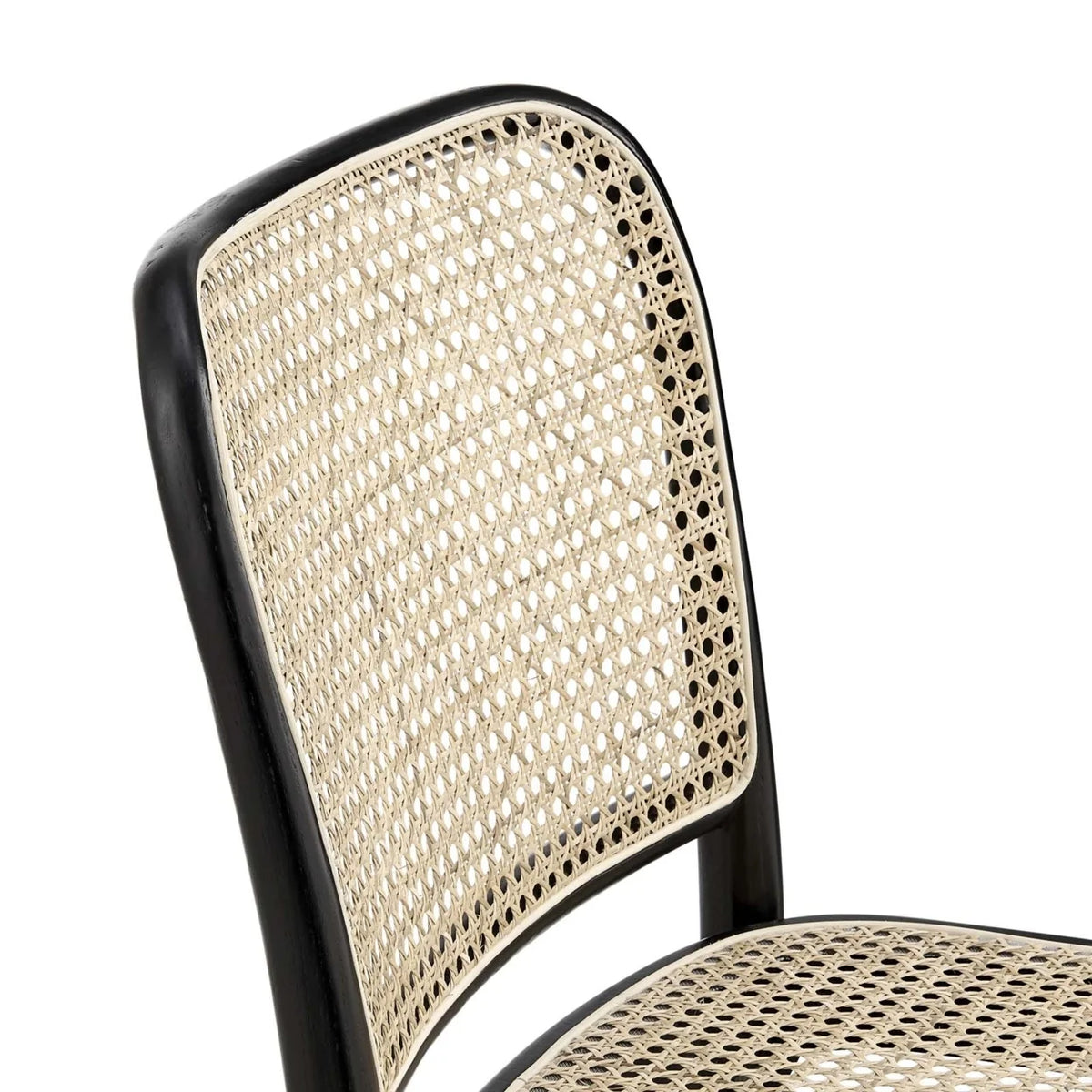 Black Wood Dining Side Chair B711